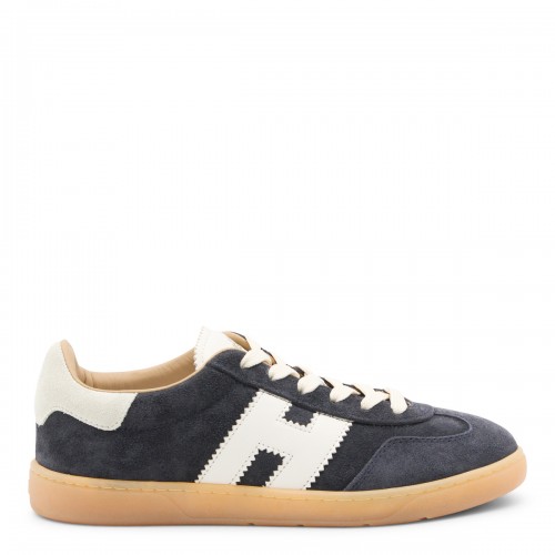 NAVY LEATEHR COOL SNEAKERS