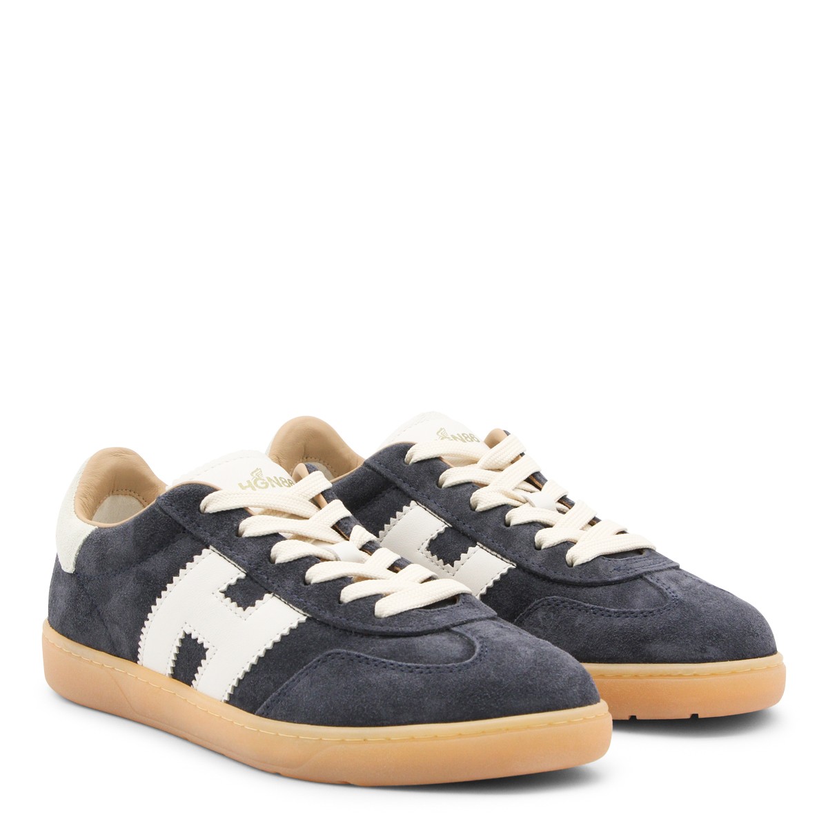 NAVY LEATEHR COOL SNEAKERS
