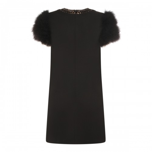 BLACK CASHMERE DRESS