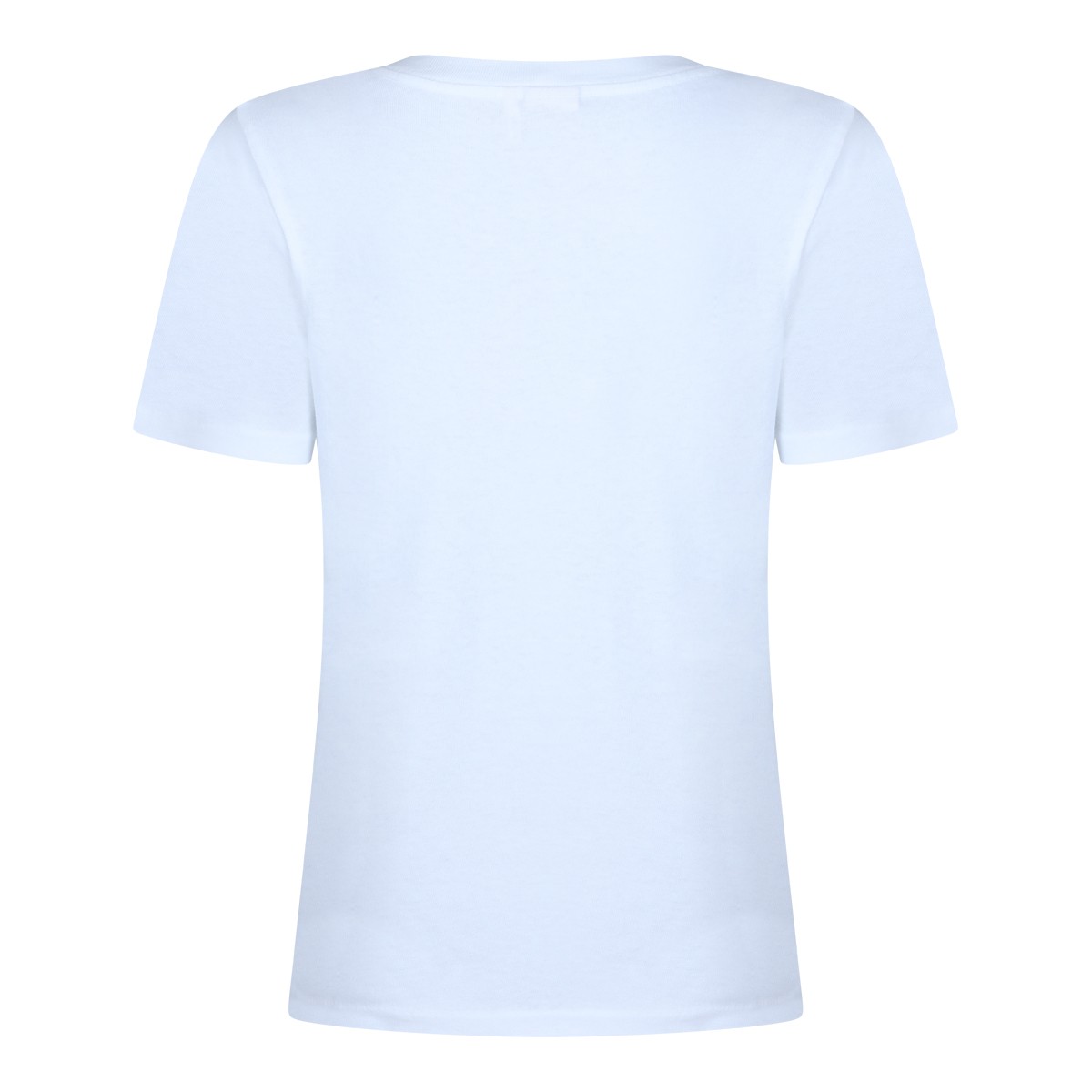 WHITE COTTON T-SHIRT