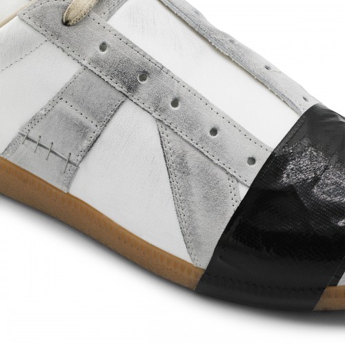 WHITE LEATHER SNEAKERS