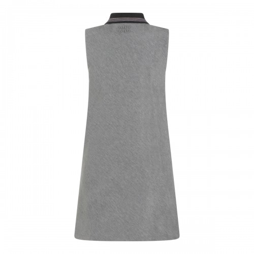 GREY AND CAMEL DRESS