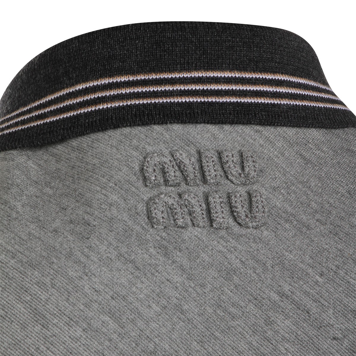 GREY AND CAMEL DRESS