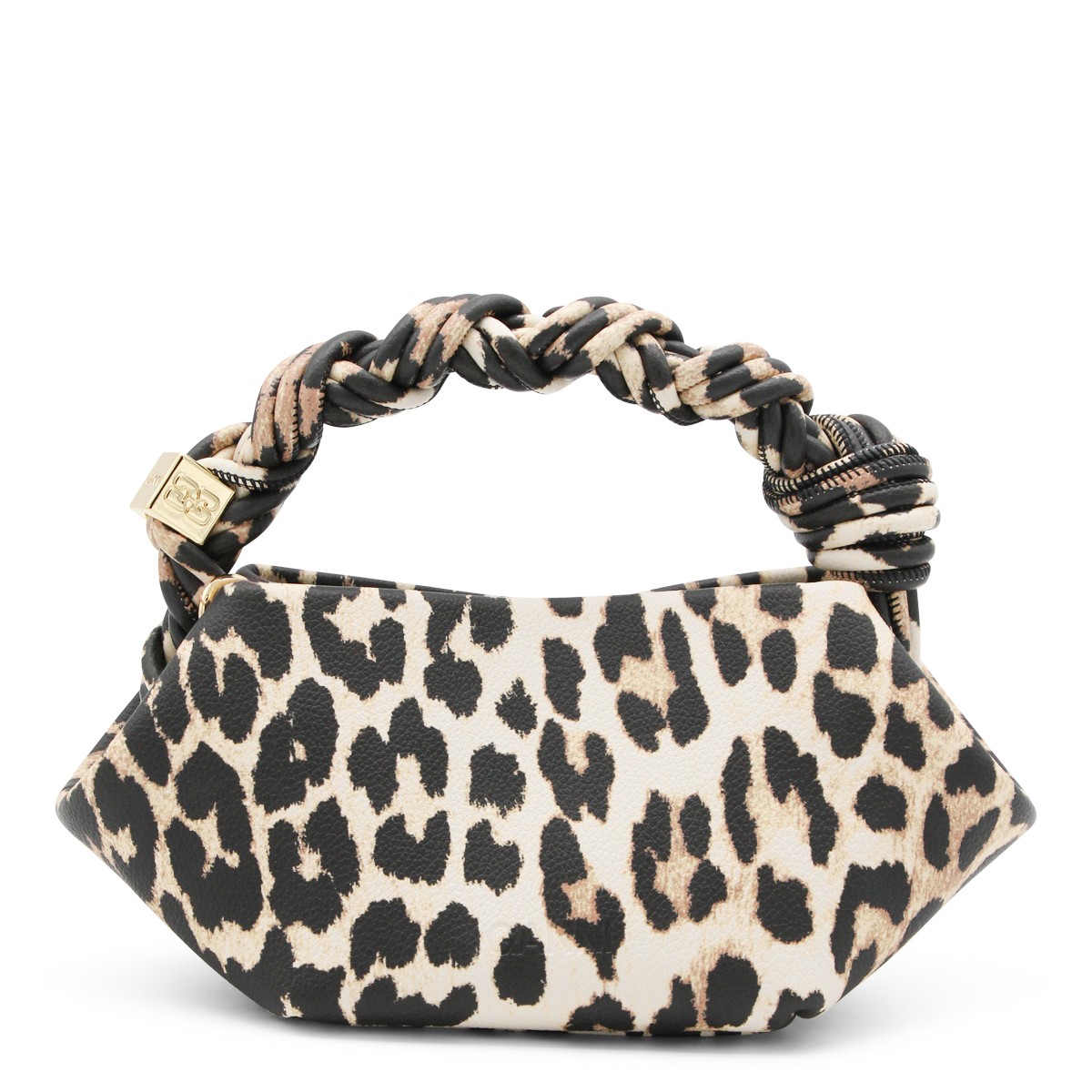 LEOPARD TOP HANDLE BAG