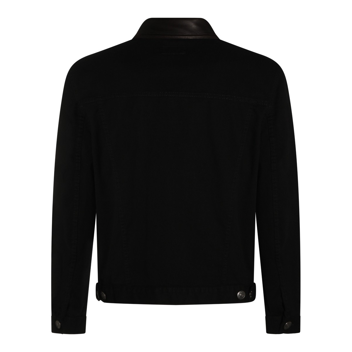 BLACK COTTON DENIM JACKET