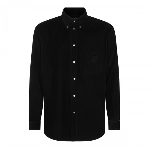 BLACK COTTON SHIRT