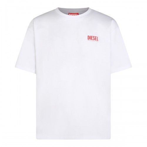WHITE COTTON T-SHIRT