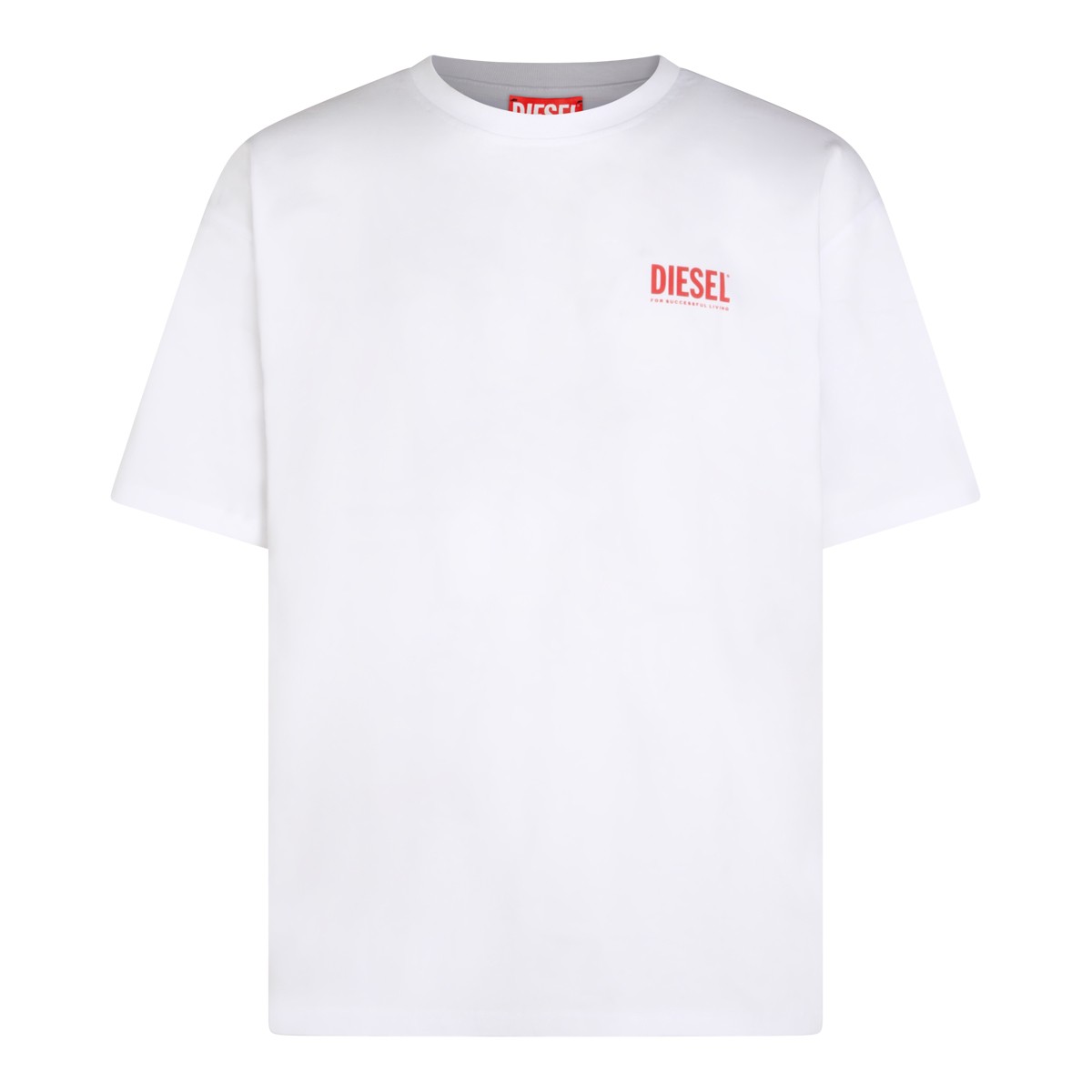 WHITE COTTON T-SHIRT