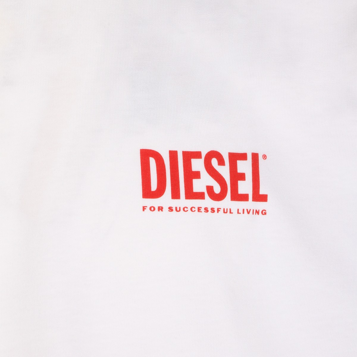 WHITE COTTON T-SHIRT