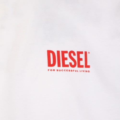 WHITE COTTON T-SHIRT