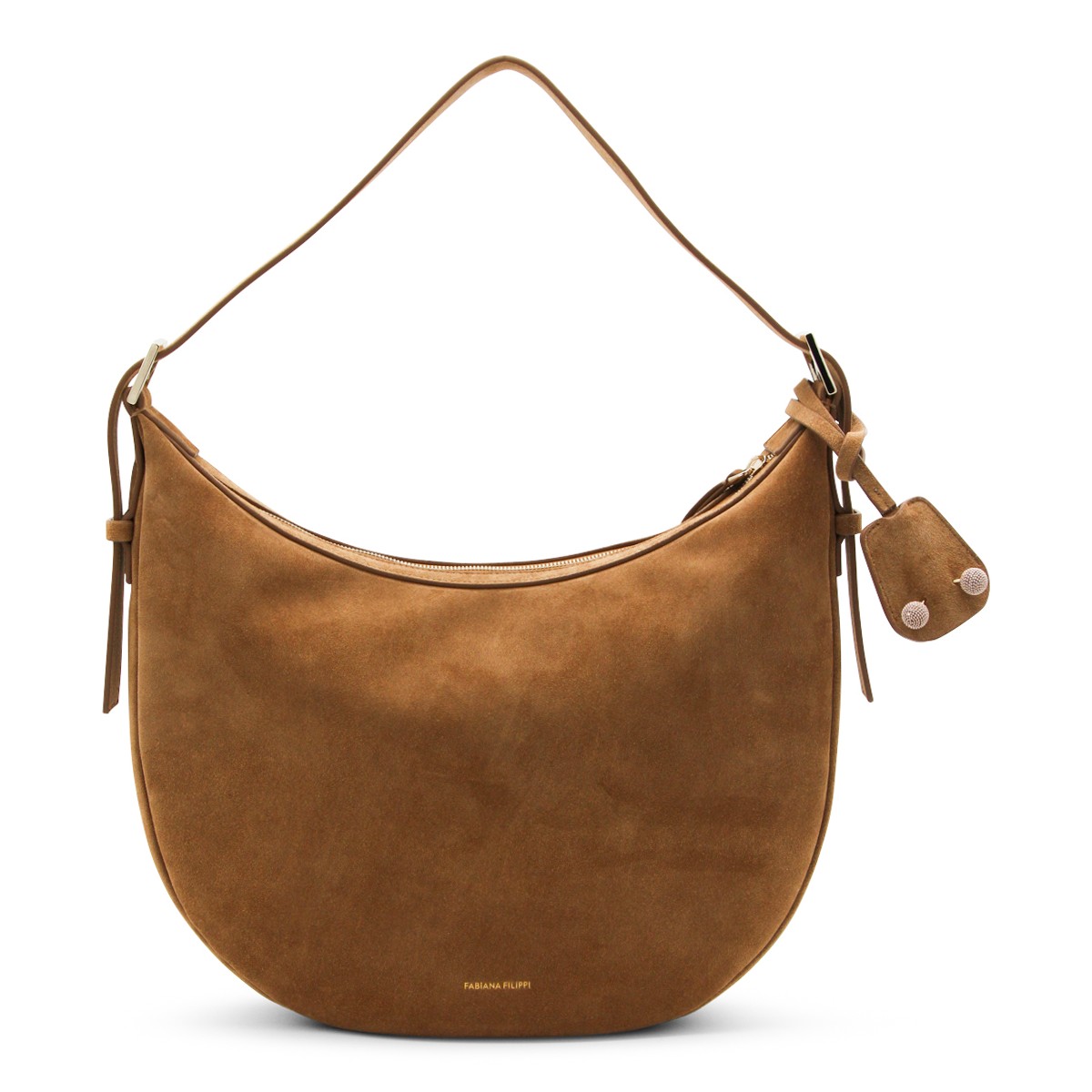 BROWN LEATHER SHOULDER BAG