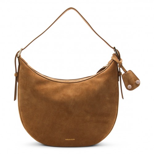 BROWN LEATHER SHOULDER BAG