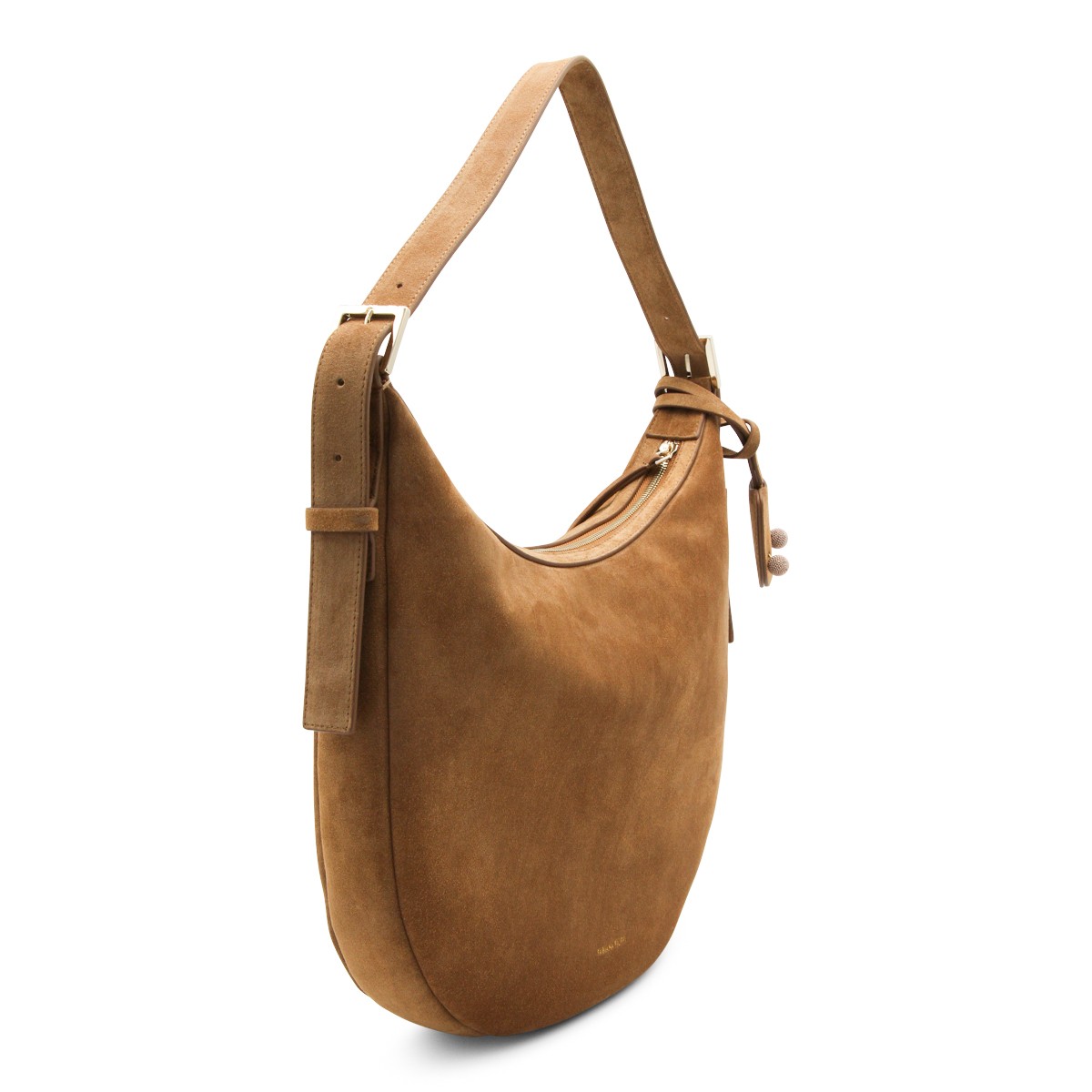 BROWN LEATHER SHOULDER BAG