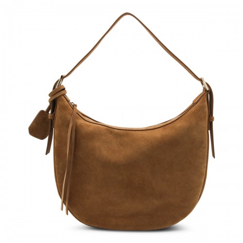 BROWN LEATHER SHOULDER BAG
