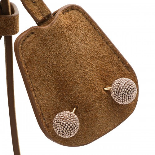 BROWN LEATHER SHOULDER BAG