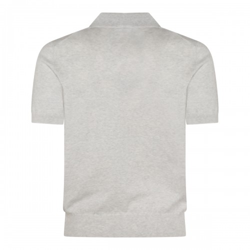 GREY COTTON POLO SHIRT 2