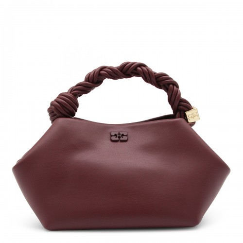 BURGUNDY TOP HANDLE BAG