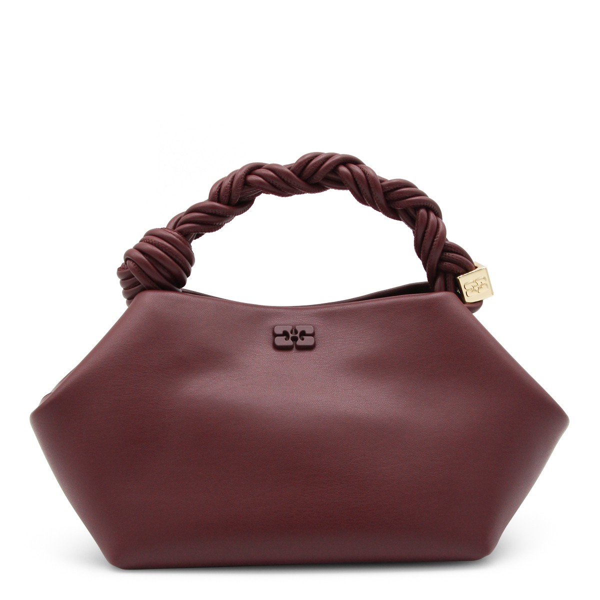 BURGUNDY TOP HANDLE BAG