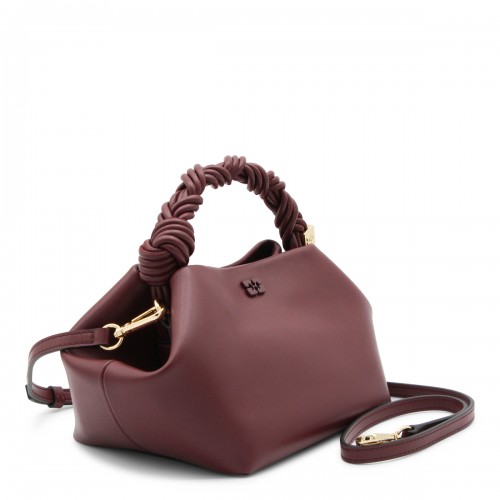 BURGUNDY TOP HANDLE BAG 2