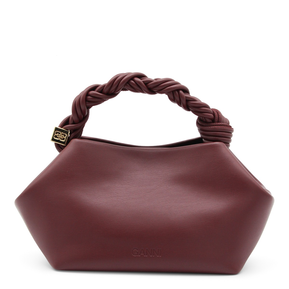 BURGUNDY TOP HANDLE BAG