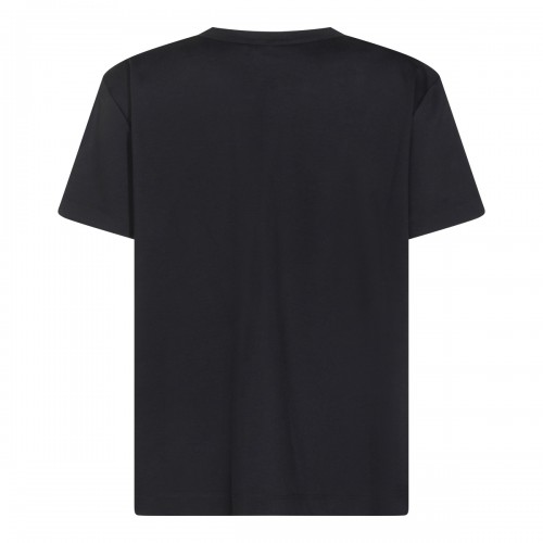 NAVY VISCOSE T-SHIRT