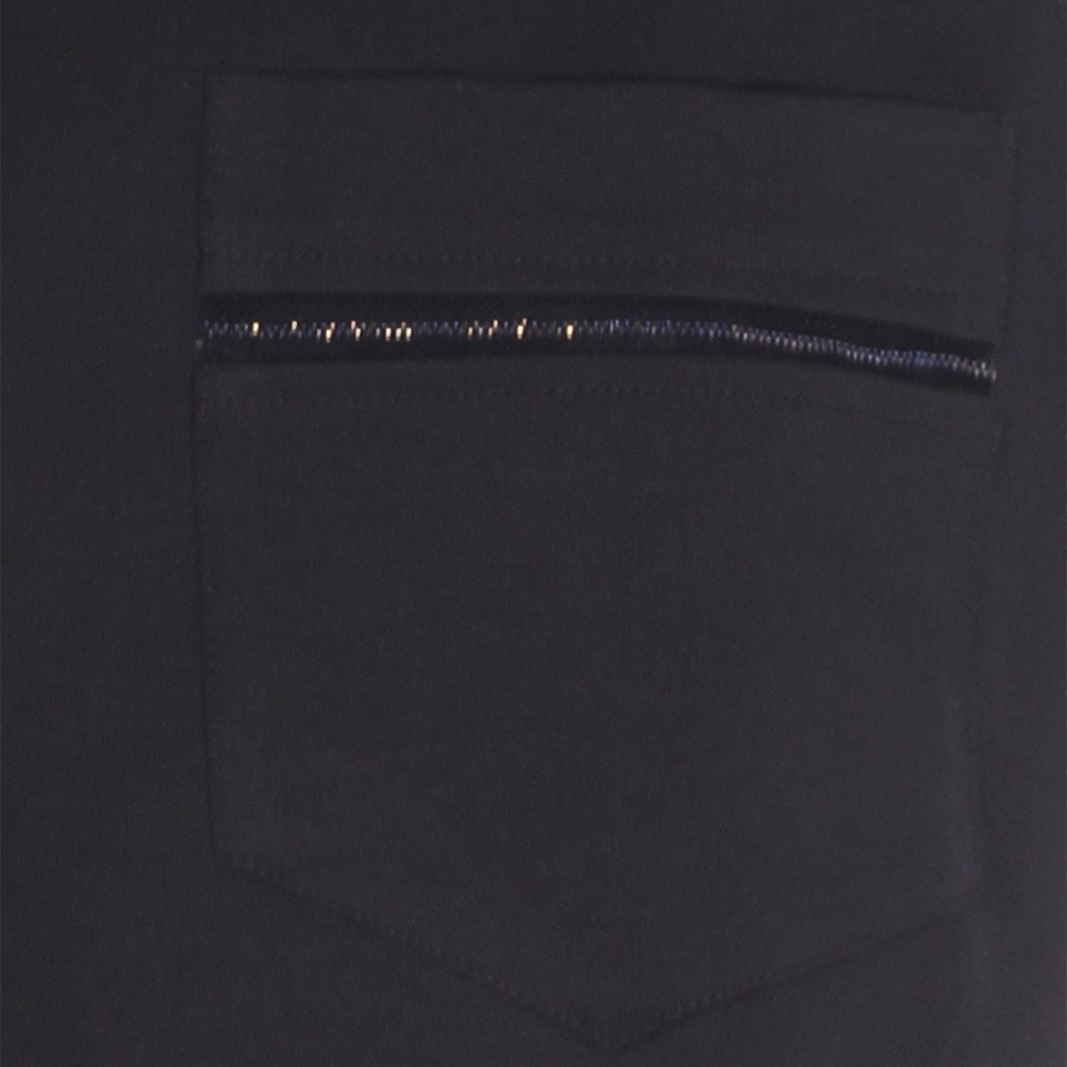 NAVY VISCOSE T-SHIRT
