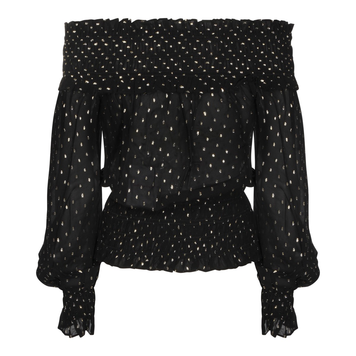 BLACK VISCOSE TOP