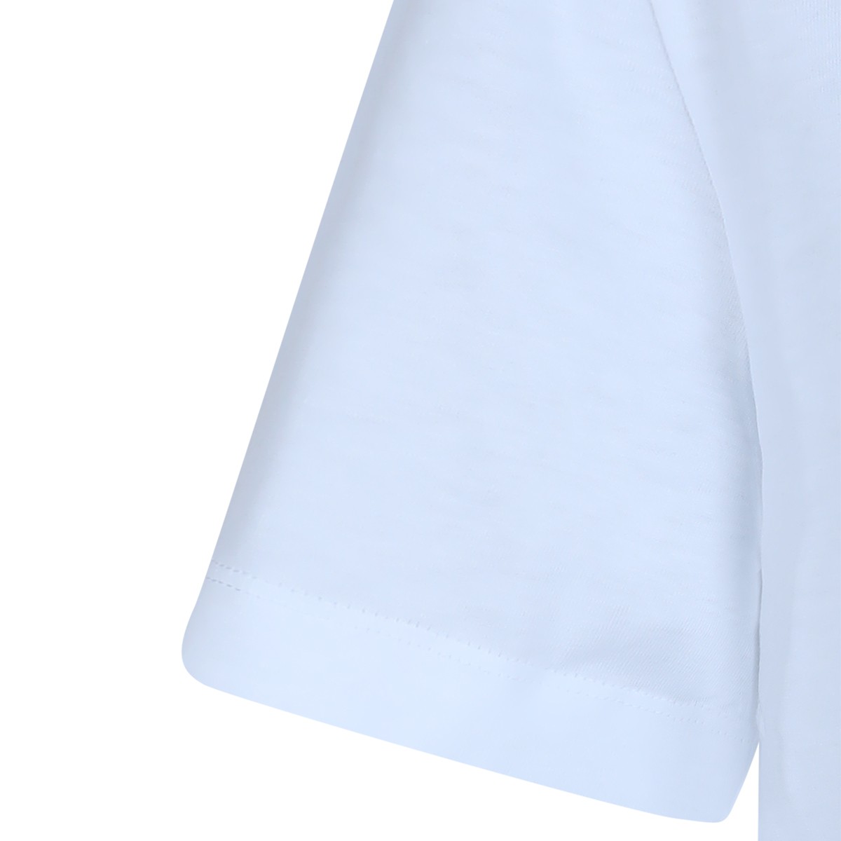 WHITE COTTON T-SHIRT