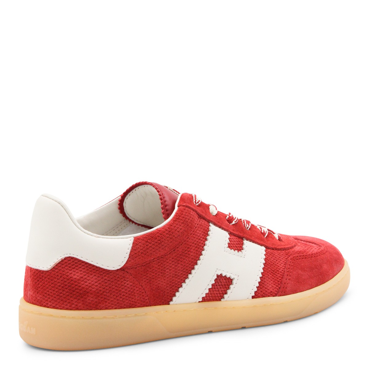 RED LEATHER COOL SNEAKERS