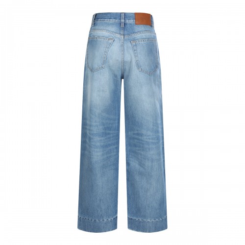 LIGHT BLUE COTTON JEANS