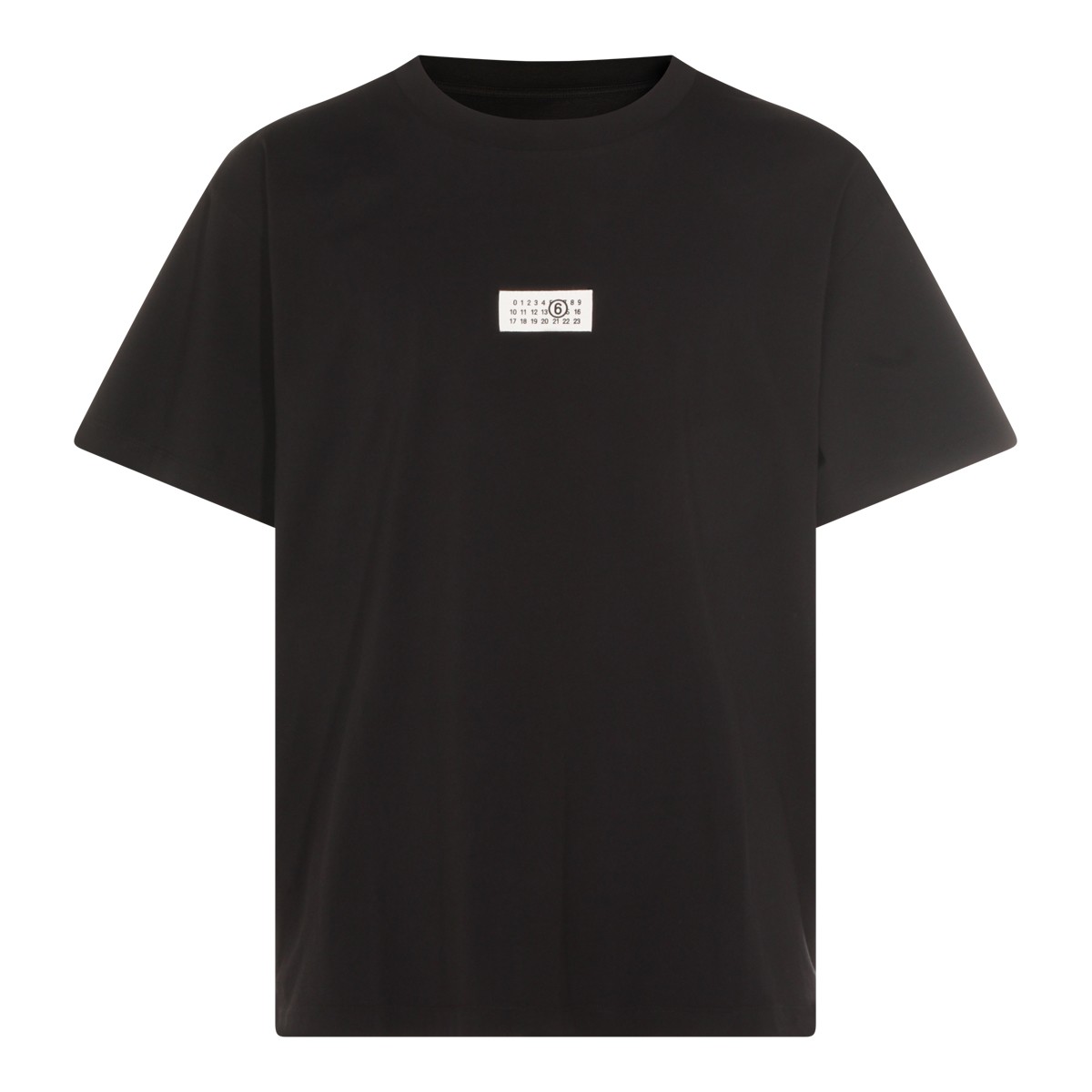 BLACK COTTON T-SHIRT