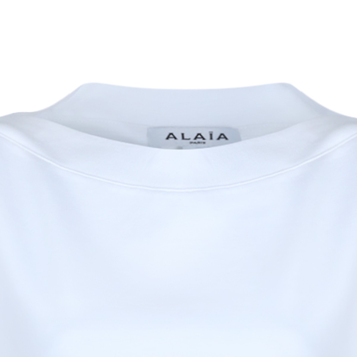 WHITE COTTON T-SHIRT