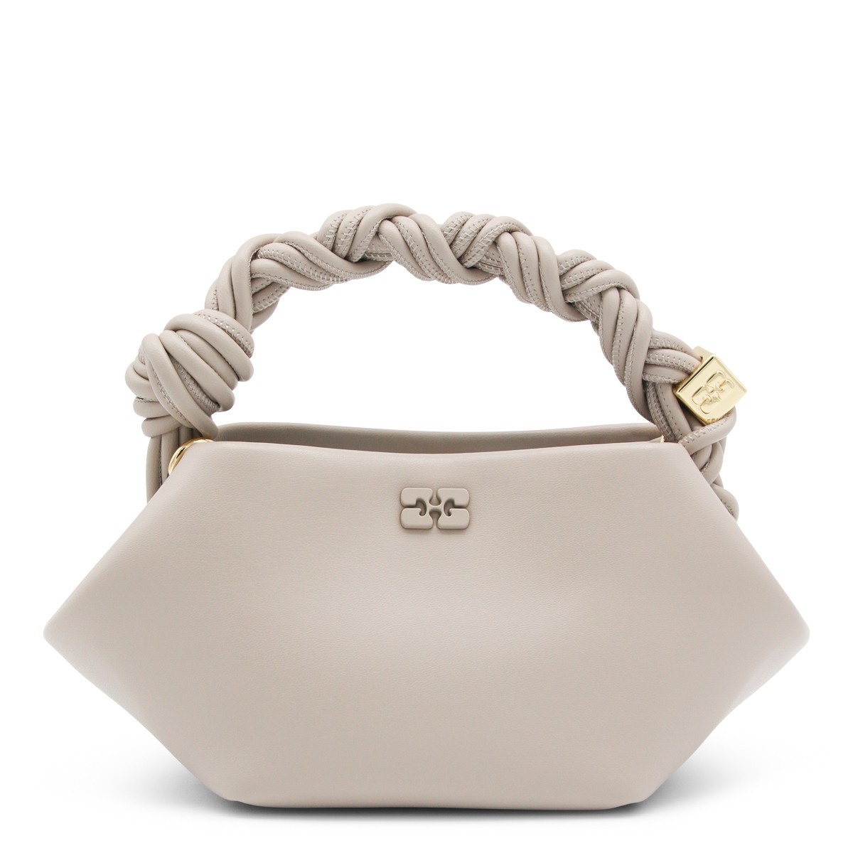 BEIGE TOP HANDLE BAG