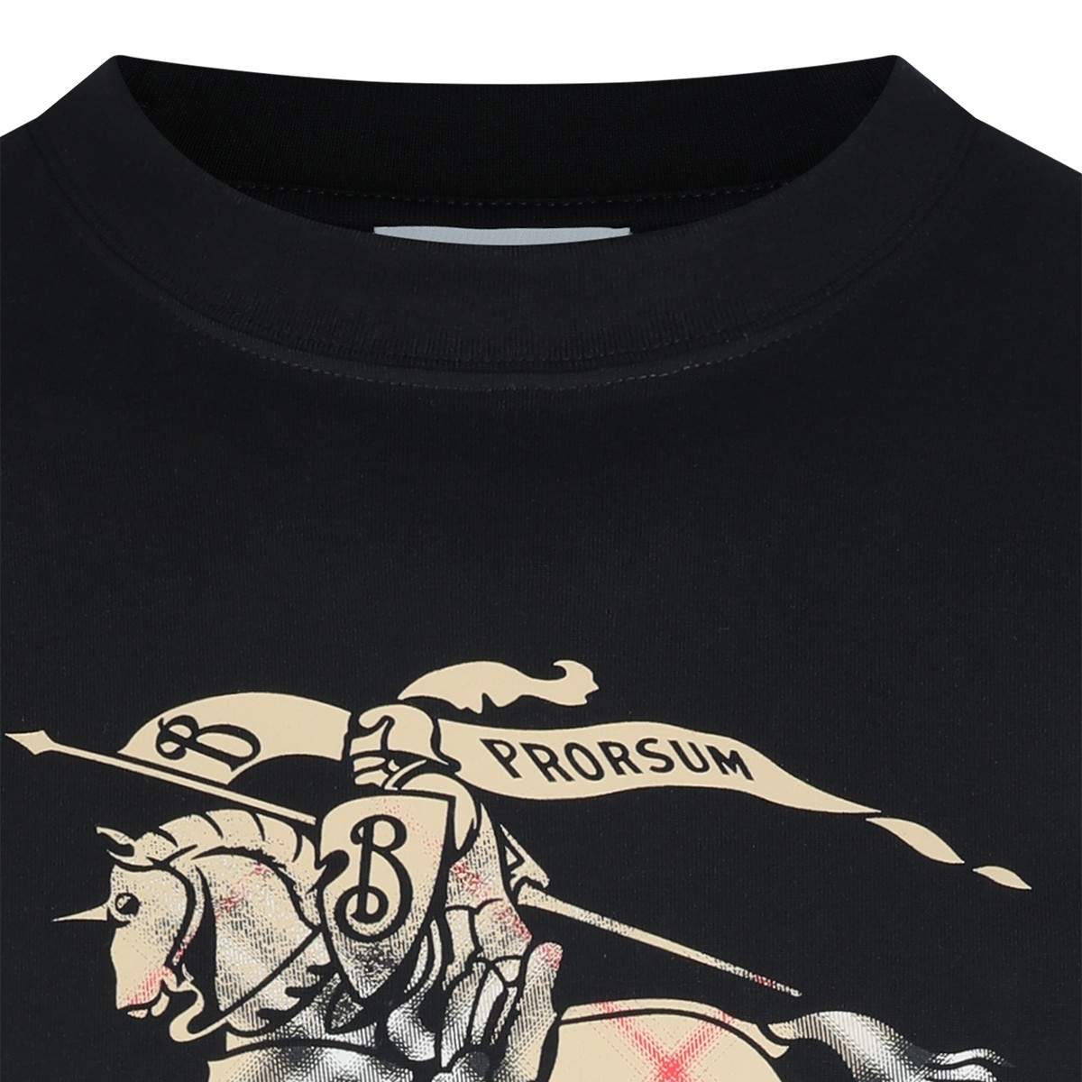 BLACK COTTON T-SHIRT