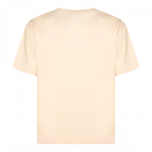 BEIGE COTTON T-SHIRT
