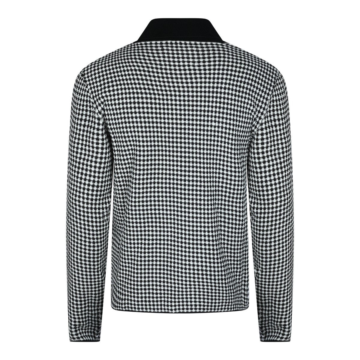 WHITE AND BLACK COTTON SHIRT