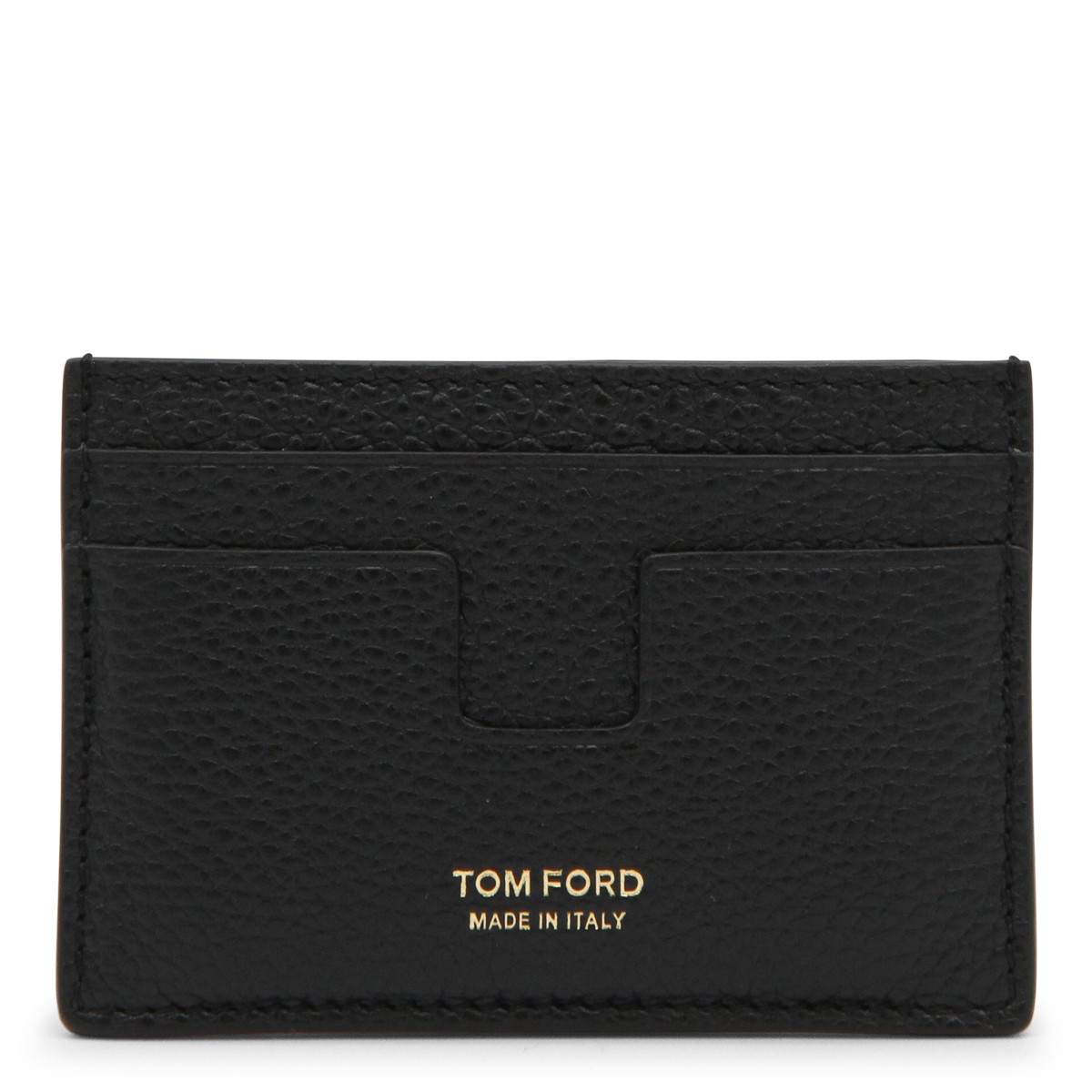 BLACK LEATHER CARD HOLDER