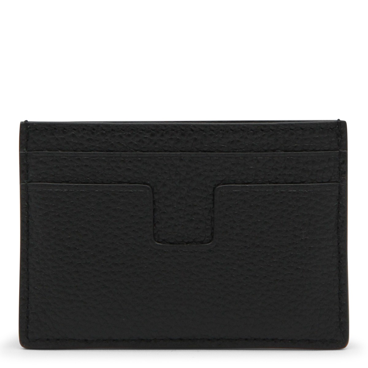 BLACK LEATHER CARD HOLDER
