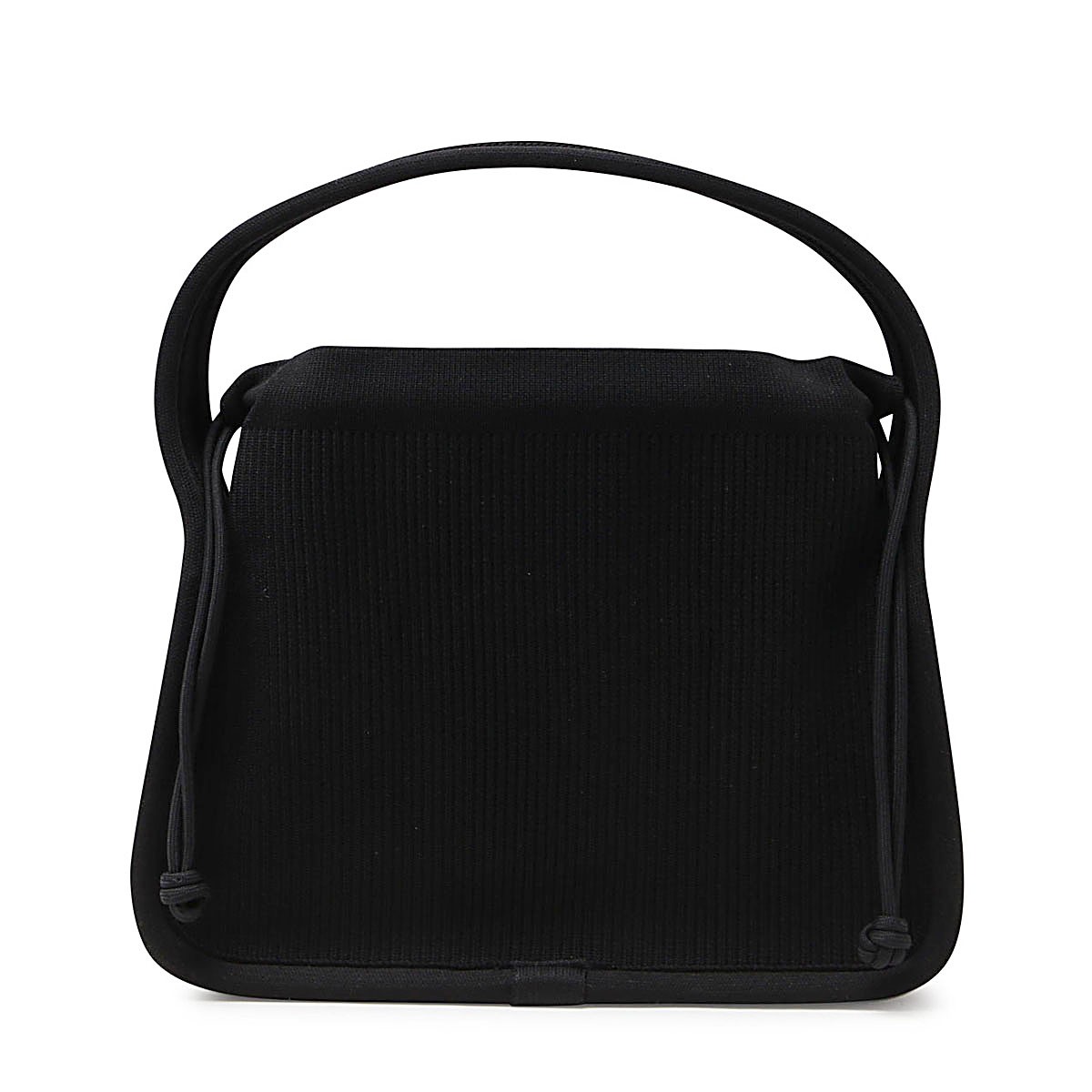 BLACK LEATHER SATCHEL