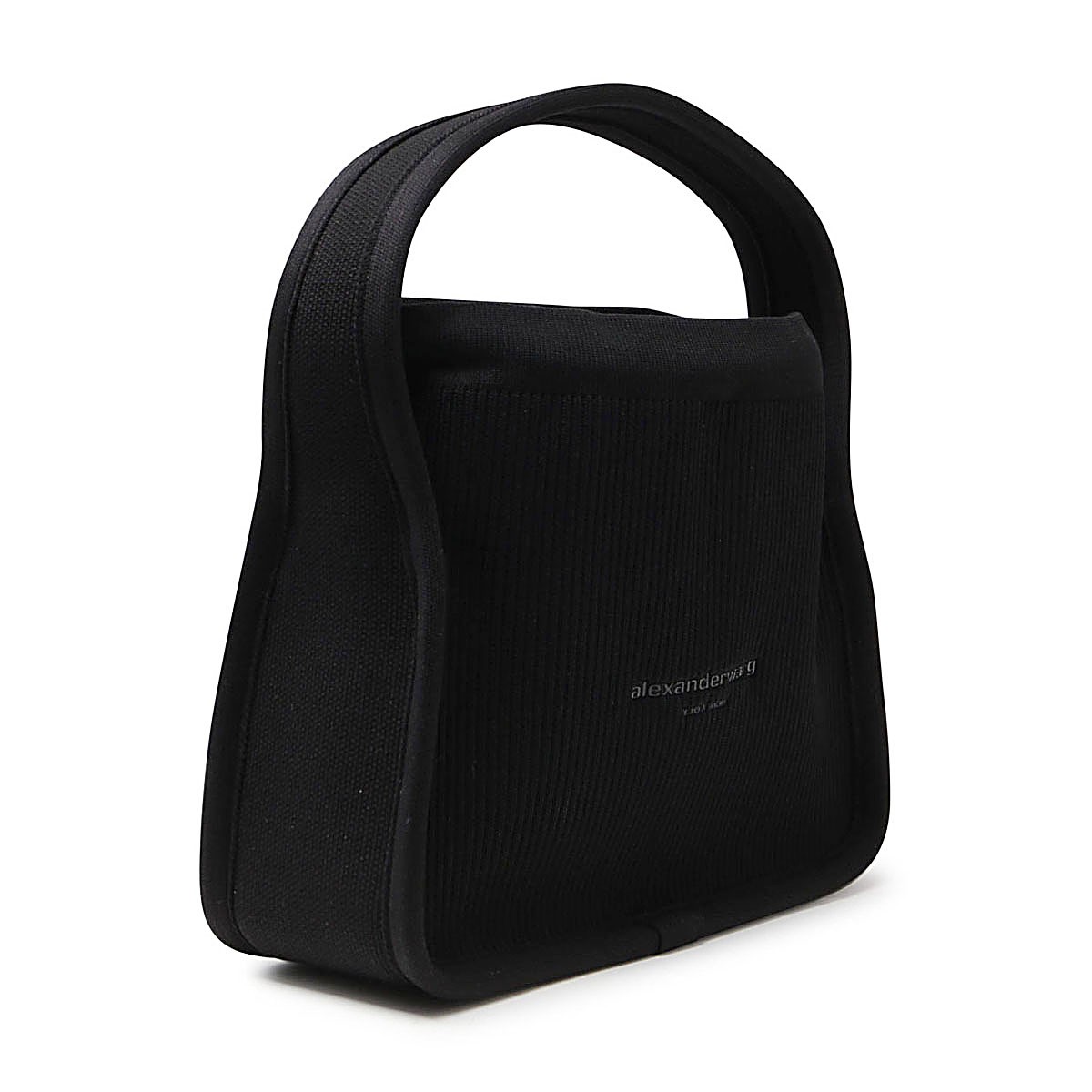 BLACK LEATHER SATCHEL