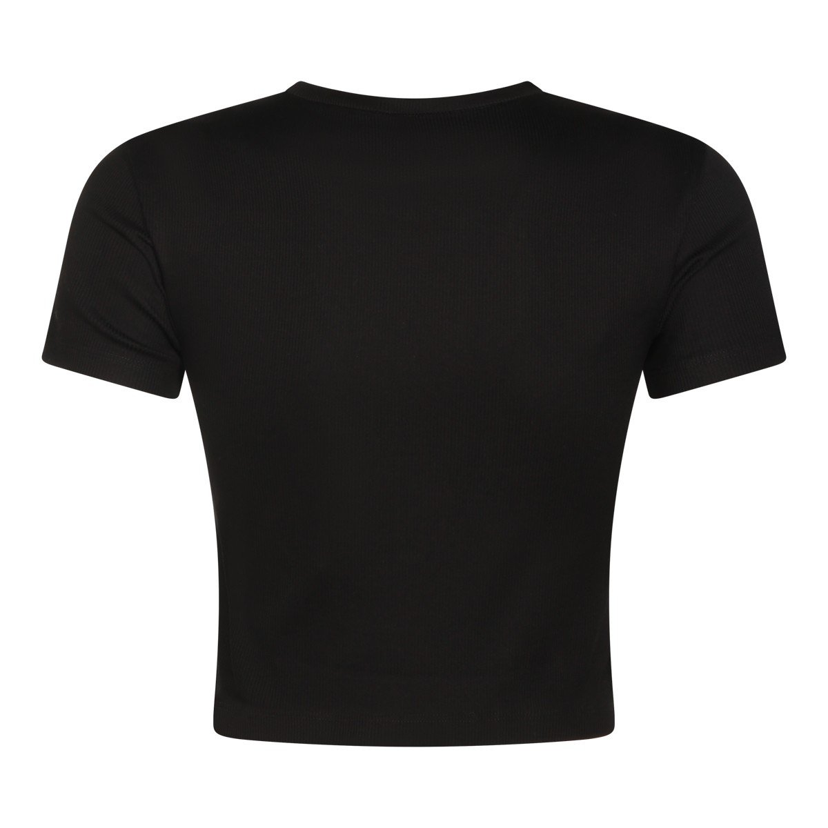 BLACK COTTON T-SHIRT