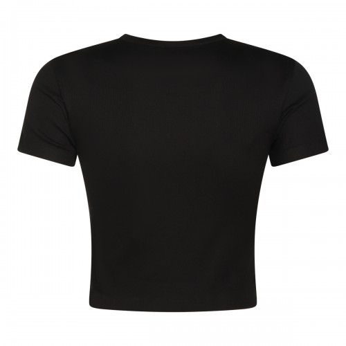 BLACK COTTON T-SHIRT