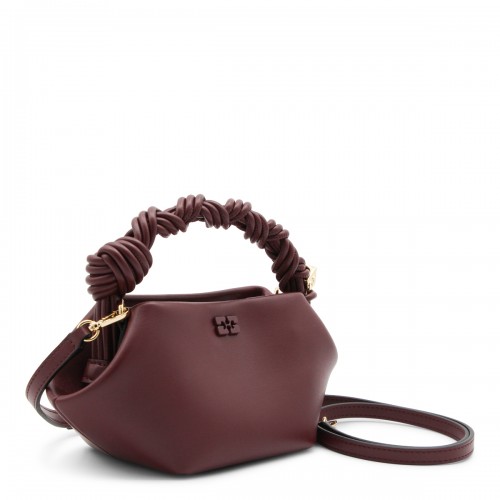 BURGUNDY TOP HANDLE BAG 2