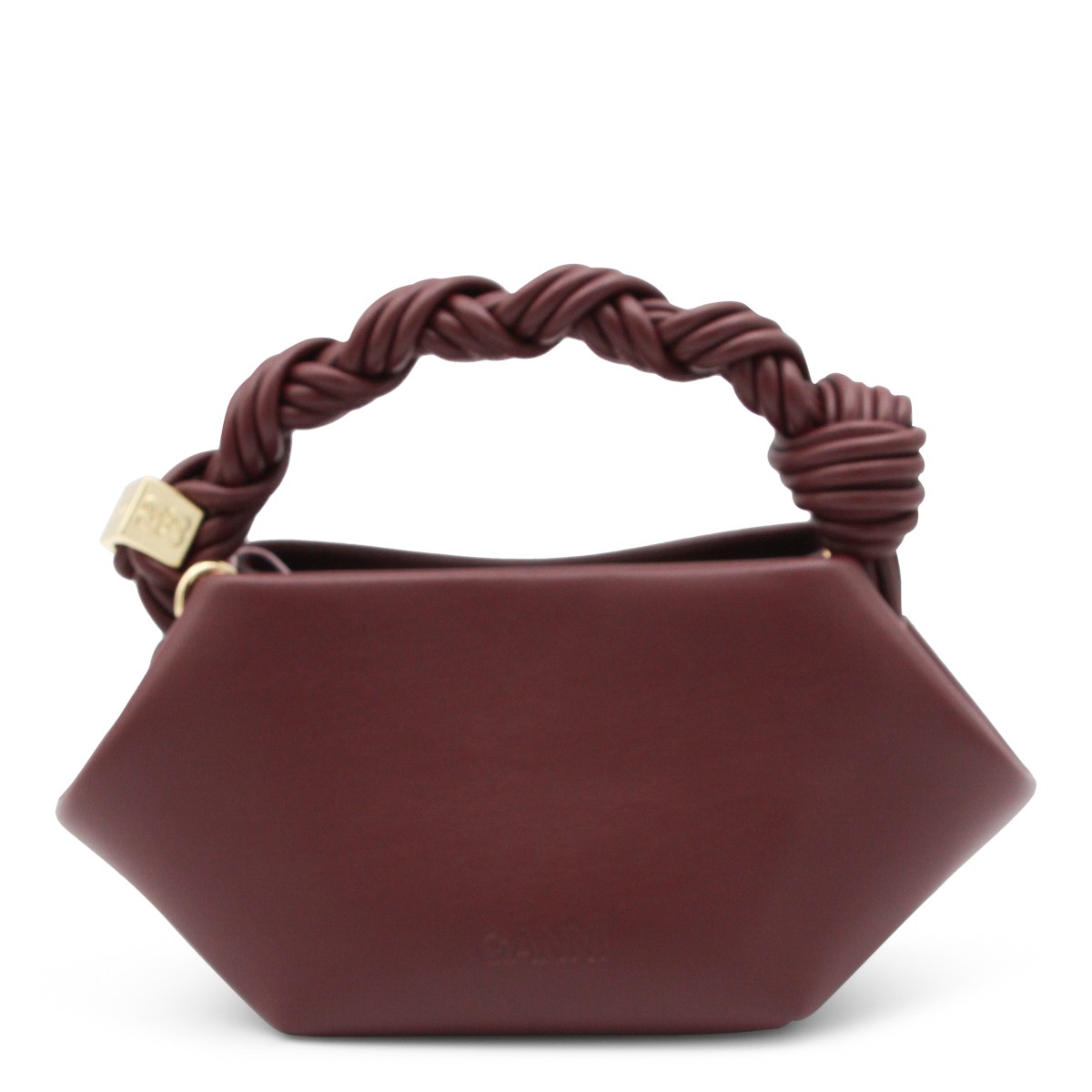 BURGUNDY TOP HANDLE BAG