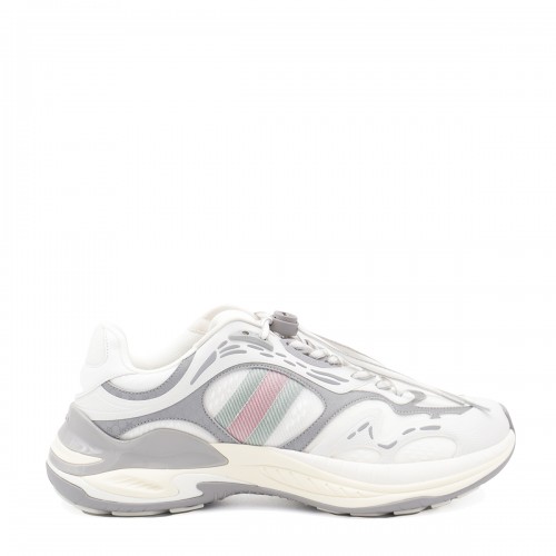 WHITE AND GREY SNEAKERS