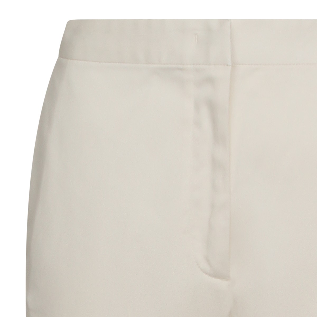 WHITE COTTON PANTS