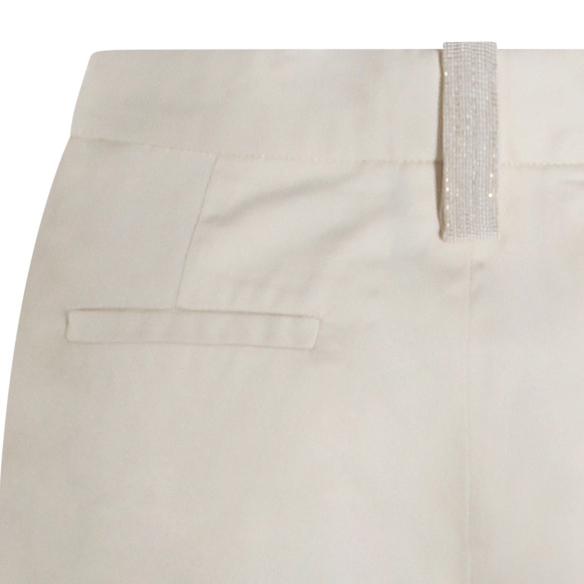 WHITE COTTON PANTS