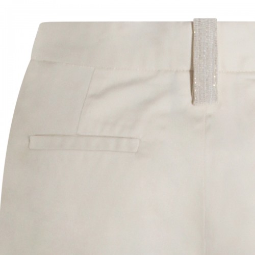 WHITE COTTON PANTS