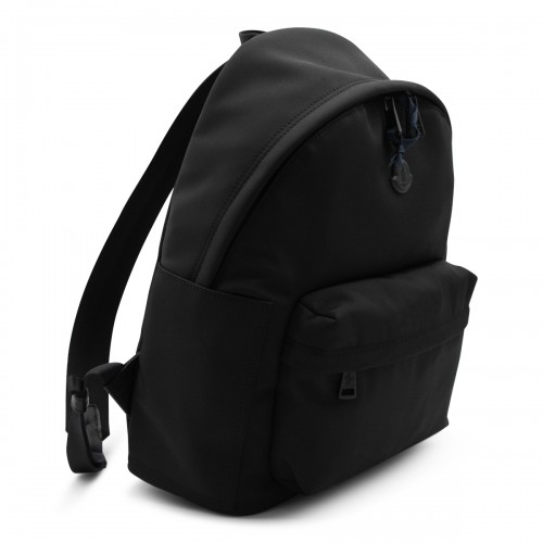 BLACK COTTON BACKPACK