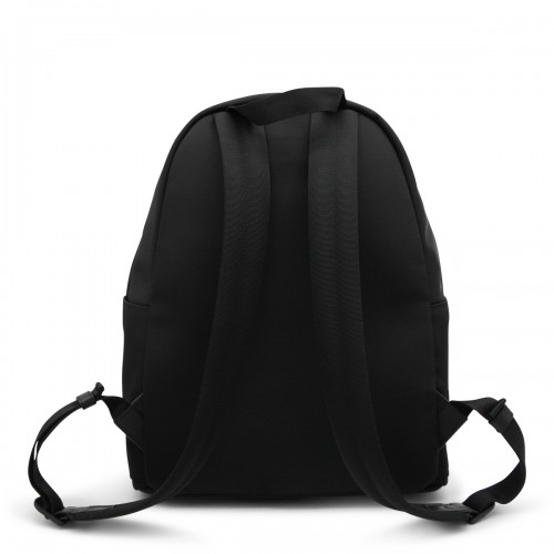 BLACK COTTON BACKPACK